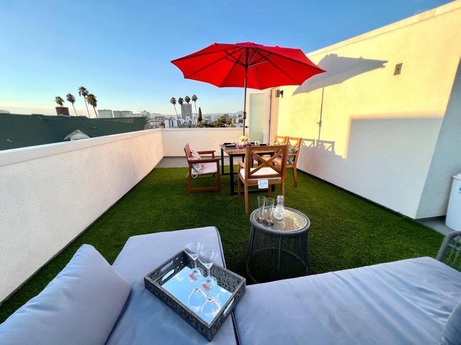 Luxury K-Town Dwelling With Private Rooftop Deck. Los Angeles Luaran gambar